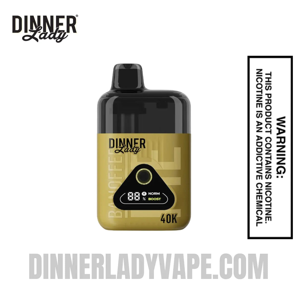 Banoffee Pie Dinner Lady Desserts 40K Disposable Vape Banoffee Pie Dinner Lady Desserts 40K Disposable Vape