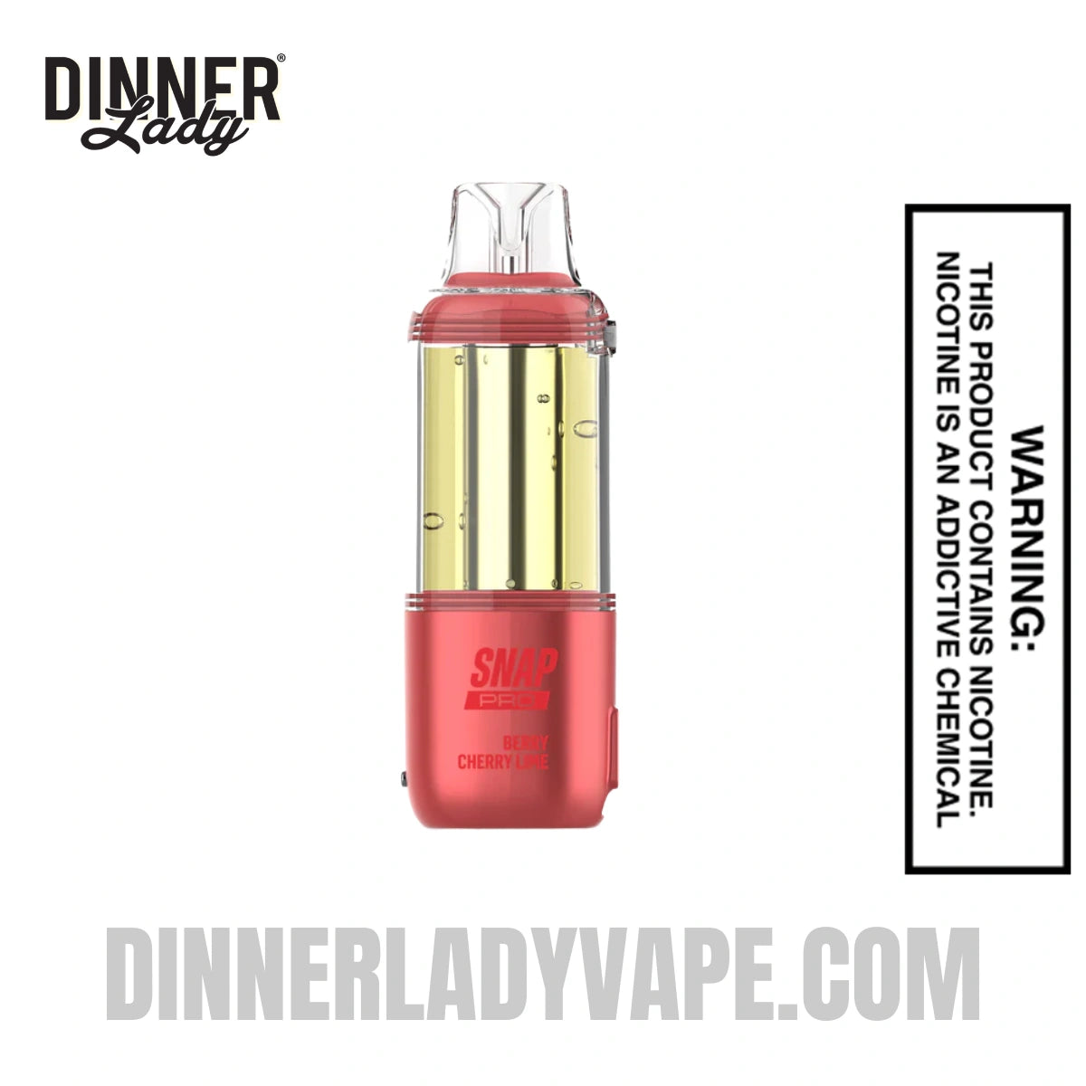 ladylike disposable vape Berry Cherry Lime Dinner Lady Snap Pro 35K Pod Type:[Empty] PnP X DTL Pod - Grey (2-Pack) ARMOUR Series | ARMOUR disposable