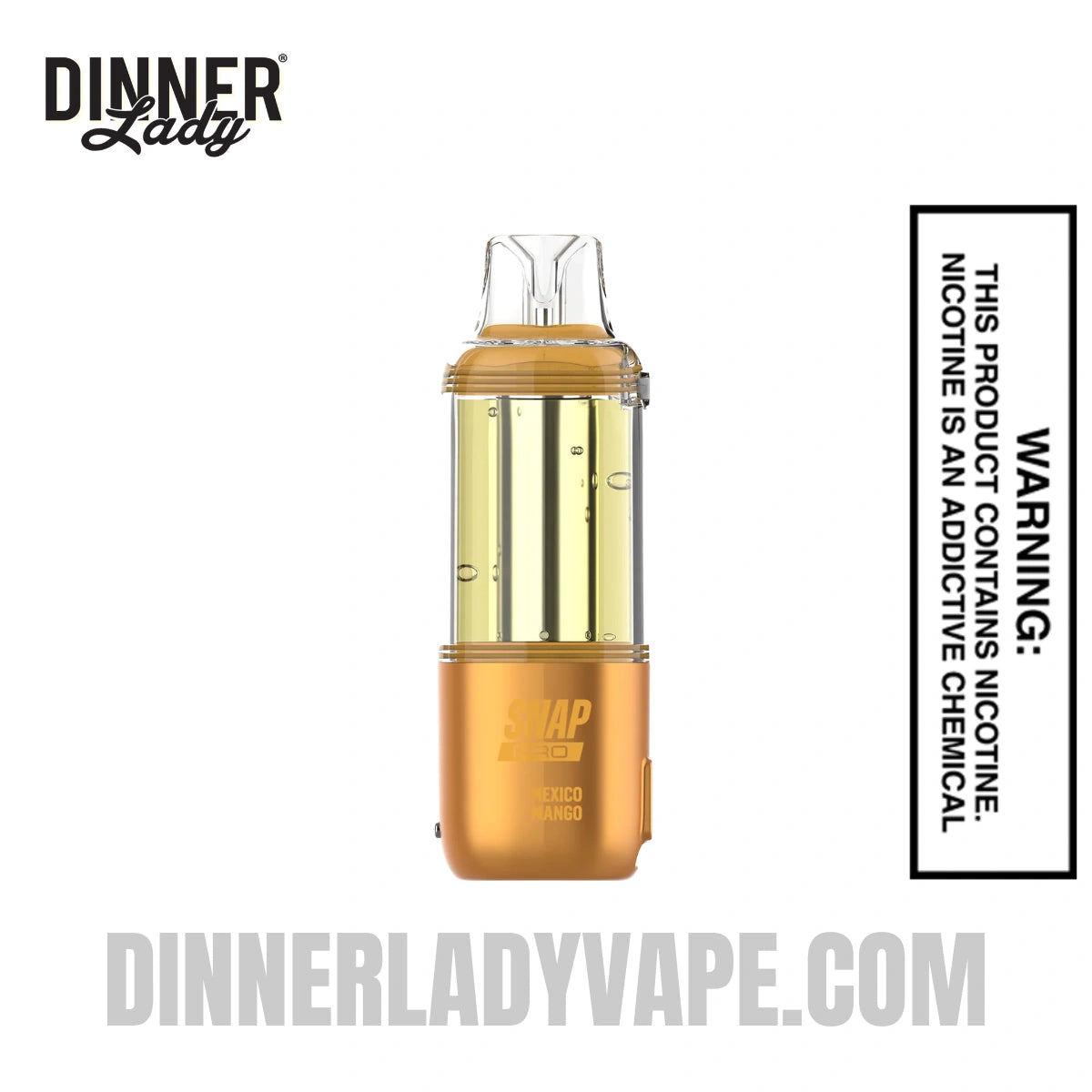 Mexico Mango Dinner Lady Snap Pro 35K Disposable Vape Pod Mexico Mango Dinner Lady Snap Pro 35K Disposable Vape Pod