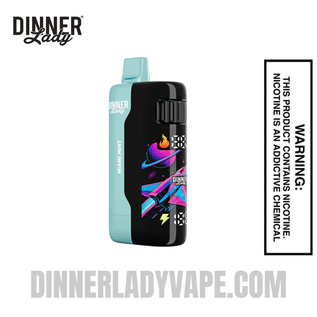 vap auvergne Miami Mint Dinner Lady Galax 60K Disposable Vape
