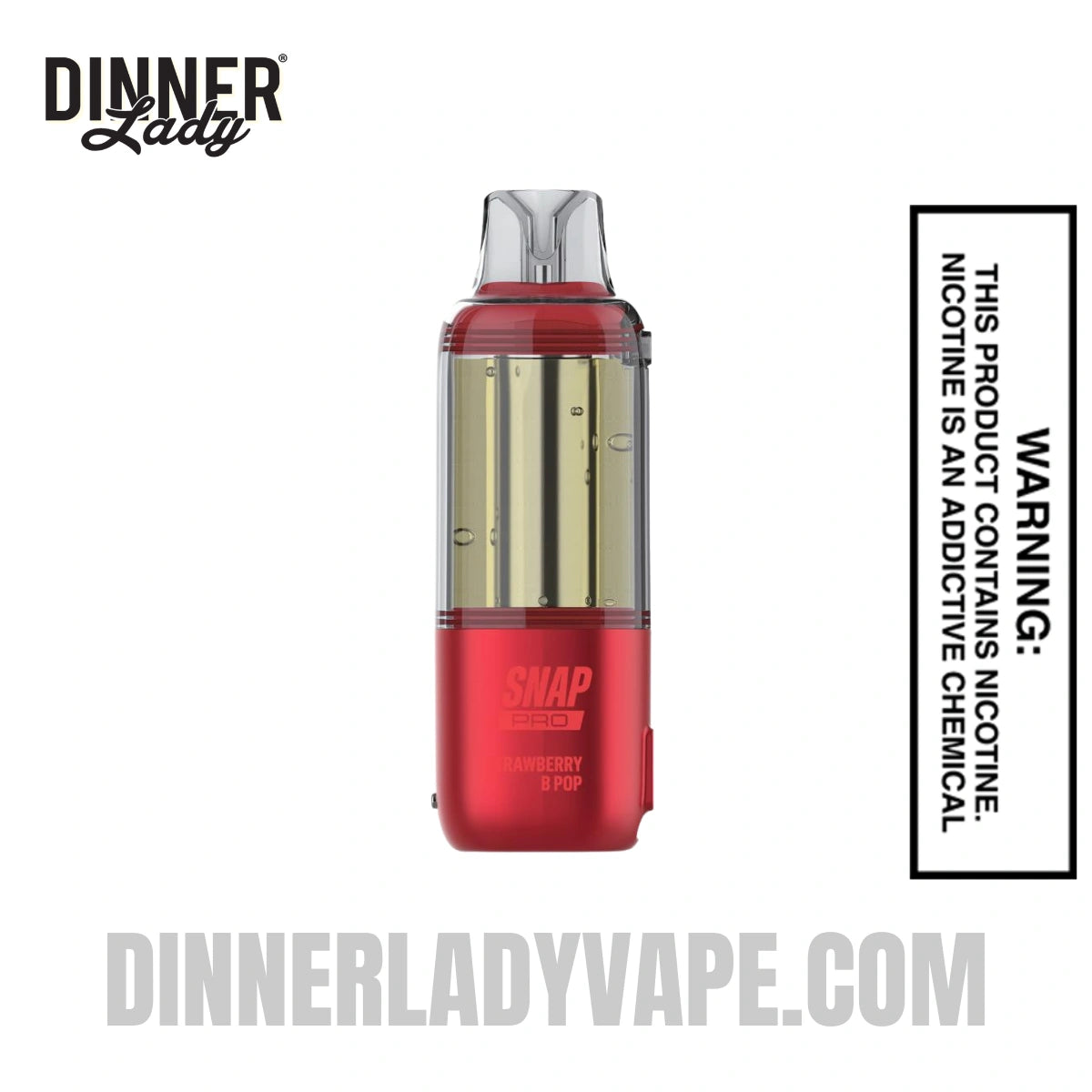 Strawberry B Pop Dinner Lady Snap Pro Intense 35K Pre-filled Replacement Pod Strawberry B Pop Dinner Lady Snap Pro Intense 35K Pre-filled Replacement Pod