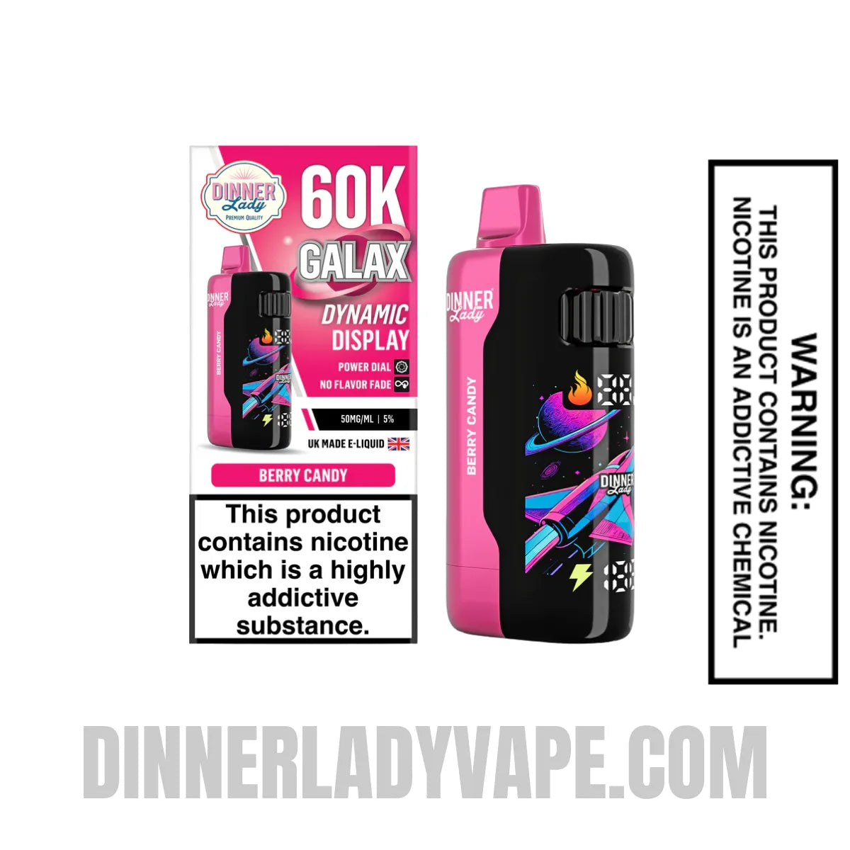 Berry Candy Dinner Lady Galax 60K Disposable Vape Berry Candy Dinner Lady Galax 60K Disposable Vape