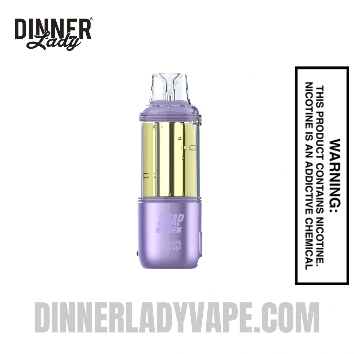 Grape Blow Pop Dinner Lady Snap Pro 35K Disposable Vape Pod