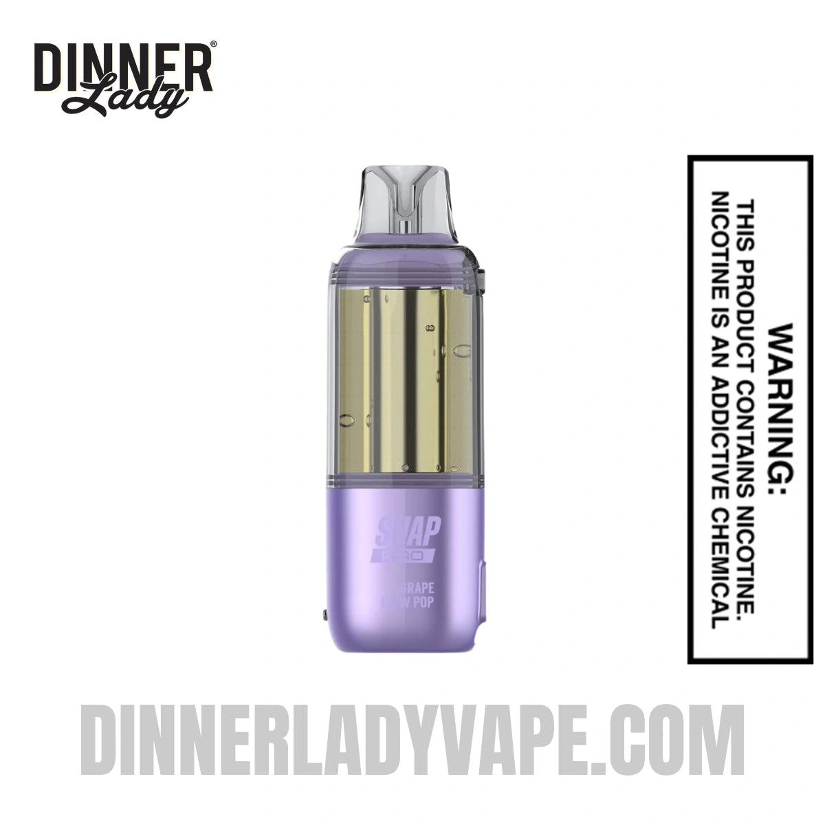 Grape Blow Pop Dinner Lady Snap Pro Intense 35K Pre-filled Replacement Pod