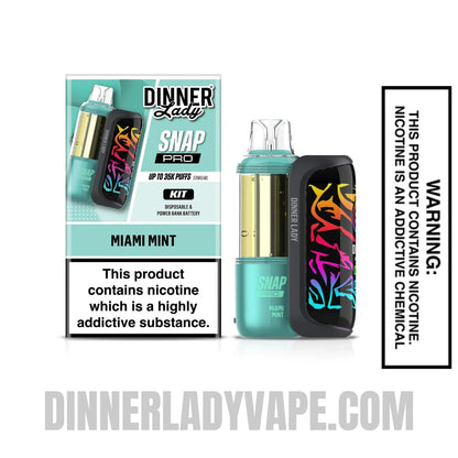 Miami Mint Dinner Lady Snap Pro 35K Disposable Vape Kit