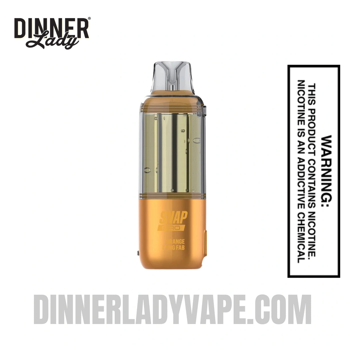 Orange F*king Fab Dinner Lady Snap Pro Intense 35K Pre-filled Replacement Pod
