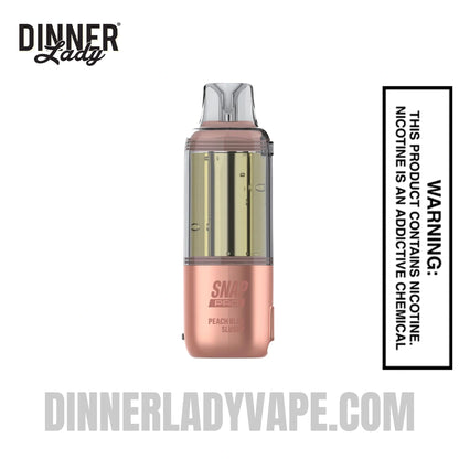 Peach Blue Slushy Dinner Lady Snap Pro Intense 35K Pre-filled Replacement Pod