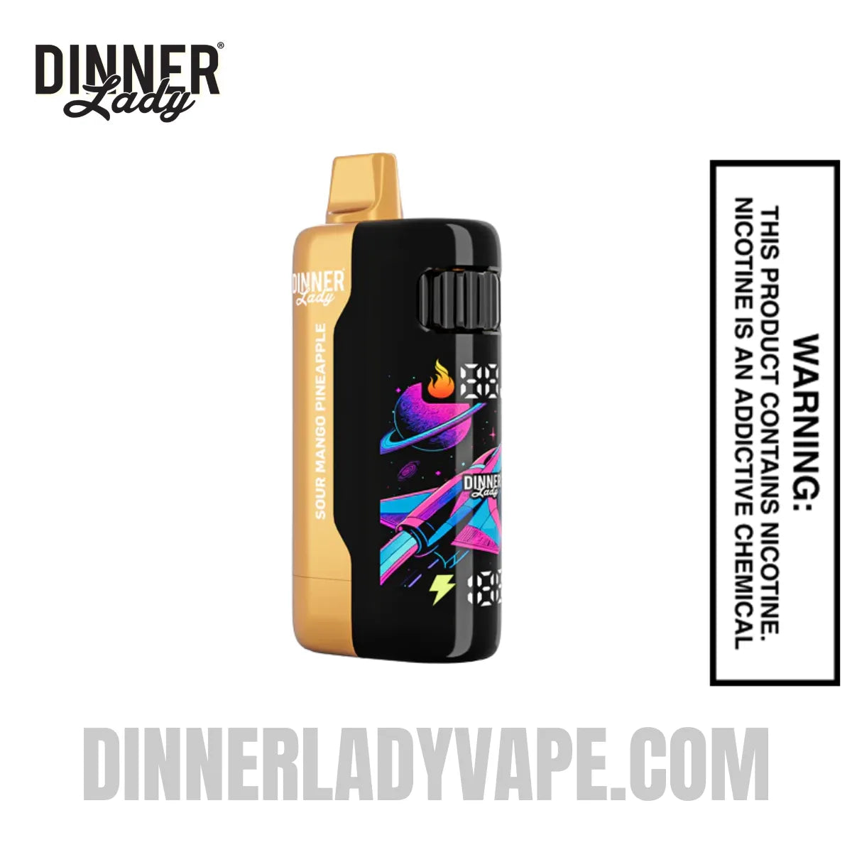 Sour Mango Pineapple Dinner Lady Galax 60K Disposable Vape