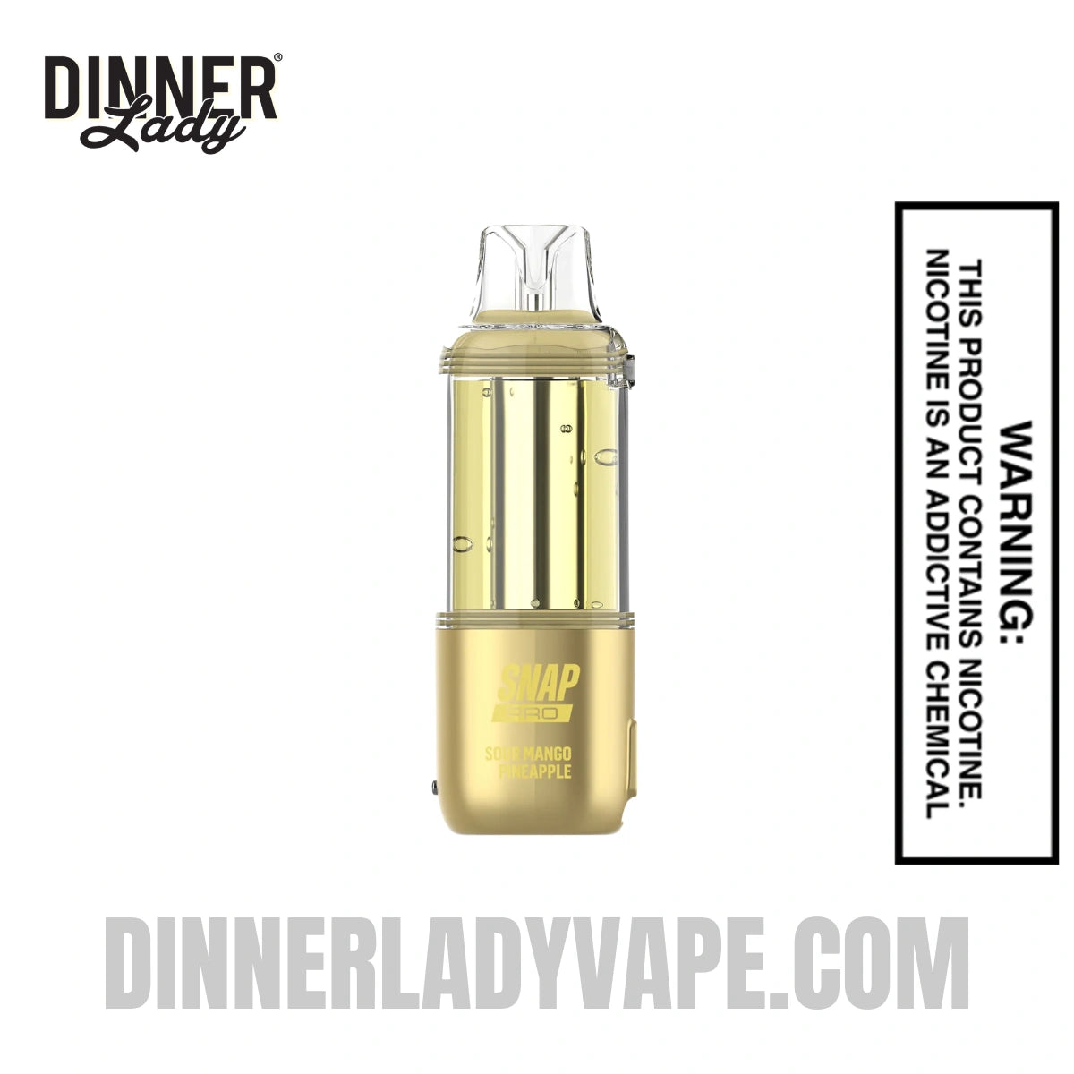 Sour Mango Pineapple Dinner Lady Snap Pro 35K Disposable Vape Pod