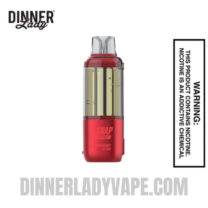 Strawberry B Pop Dinner Lady Snap Pro Intense 35K Pre-filled Replacement Pod