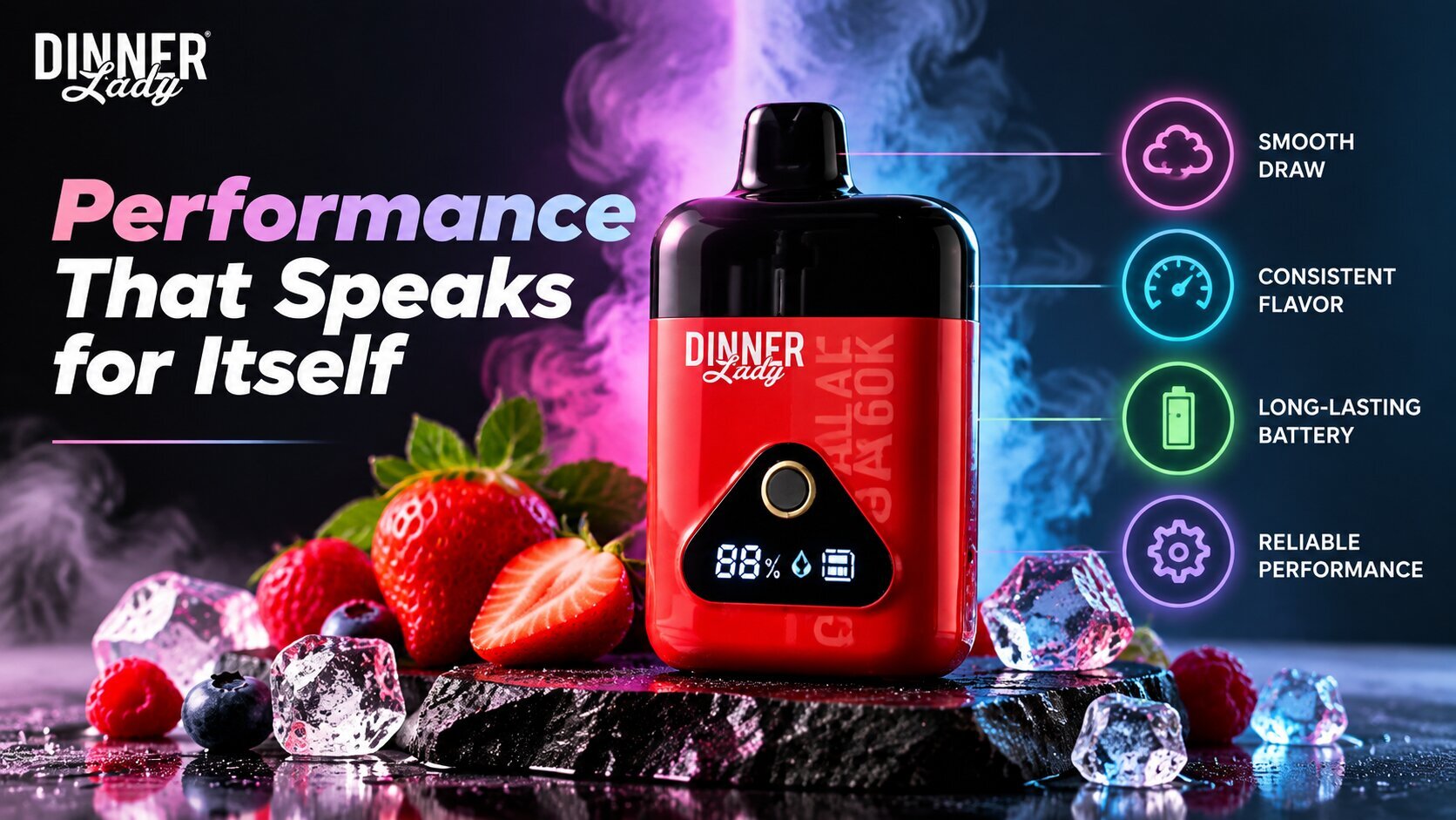 Dinner Lady 50K Vape Performance That Speaks for Itself