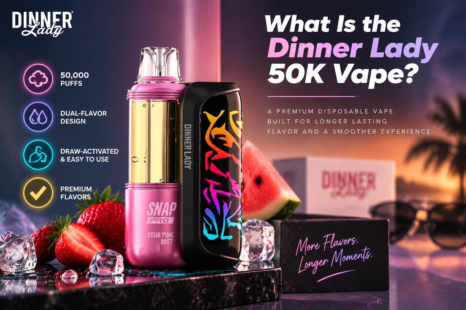 What Is the Dinner Lady 50K Vape?